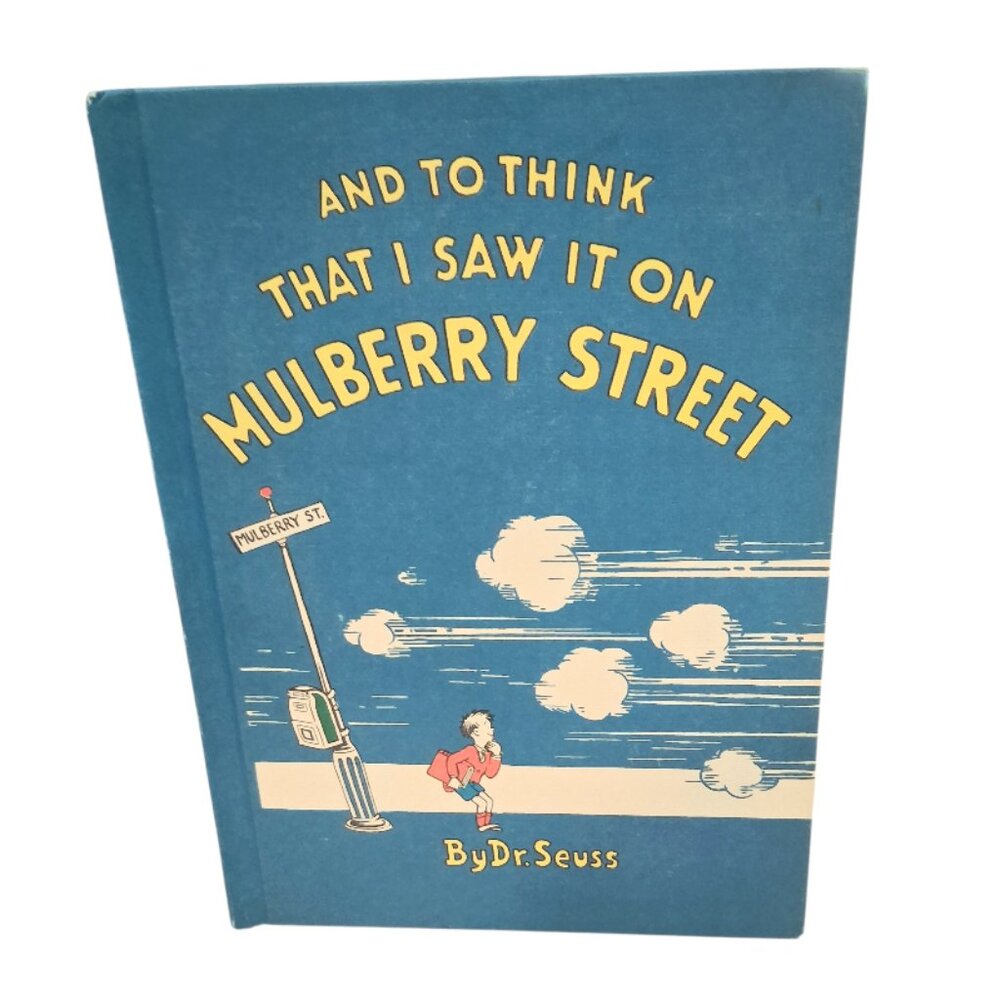 And I Think I Saw It On Mulberry Street Dr. Suess (1937, Vintage BCE, Banned)